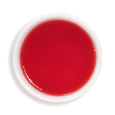 Cup of Brewed Organic Hibiscus Herbal Tea