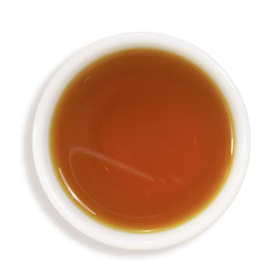 Brewed cop of Decaf Apricot Ceylon Black Tea