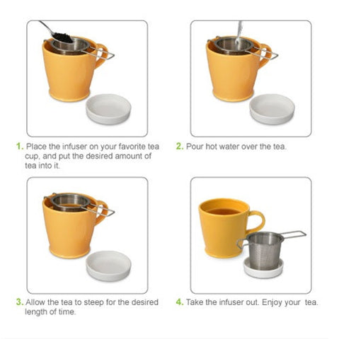 Extra-fine Infuser & Dish Set