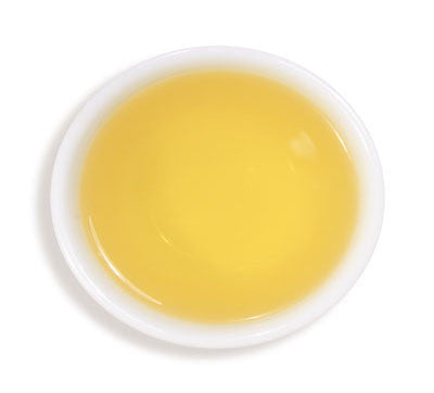 Brewed cup of Bai Mu Dan White Tea